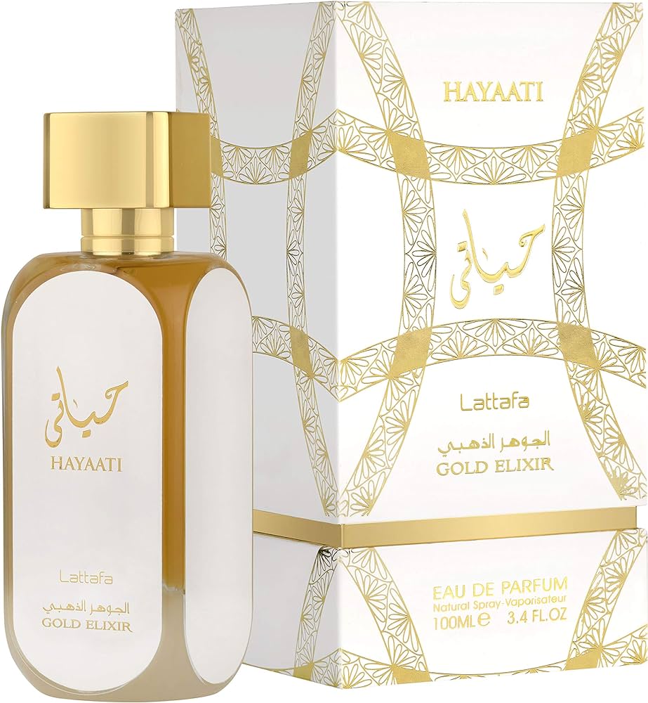 Hayaati Gold Elixir by Lattafa - Armani Code Profumo Clone